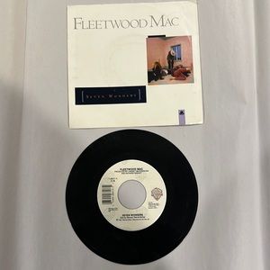 FLEETWOOD MAC Seven Wonders/Book Of Miracles Vinyl 45 Record